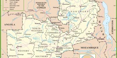 Mapi političkih Zambija